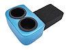 Classic Drink Holder Insert for 1970-1972 Chevrolet Chevelle, El Camino, Monte Carlo, GMC Sprint (With SS Dash) [Bright Blue] - image 1