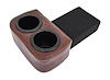 Classic Drink Holder Insert for 1970-1972 Chevrolet Chevelle, El Camino, Monte Carlo, GMC Sprint (With SS Dash) [Dark Brown] - image 1
