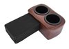 Classic Drink Holder Insert for 1970-1972 Chevrolet Chevelle, El Camino, Monte Carlo, GMC Sprint (With SS Dash) [Dark Brown] - image 4