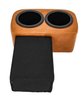 Classic Drink Holder Insert for 1970-1972 Chevrolet Chevelle, El Camino, Monte Carlo, GMC Sprint (With SS Dash) [Saddle] - image 3