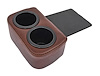 Classic Drink Holder Insert Fits Select 1978-1988 Buick, Chevrolet, Oldsmobile, Pontiac Cars [Brown] - image 1