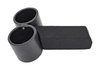 Classic Drink Holder Insert for 1969 Chevrolet  Camaro, Pontiac Firebird [Black] - image 2