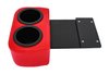 Classic Drink Holder Insert Fits Select 1967-1972 Chevrolet/GMC Truck, Blazer, Jimmy, Suburban [Red] - image 2