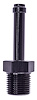 NPT to Hose Barb Fitting, Straight [3/8 in. NPT Male to 5/16 in. I.D. Hose, Black] - image 1