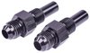 Automatic Transmission Adapter Fittings, Aluminum [1/4 in. NPSM x -6 AN, Black] - image 2