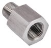 Metric BSPT to NPT Straight Adapter Fitting [1/8 Metric BSPT Male to 1/8 in. NPT Female, Stainless Steel] - image 2