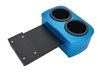 Classic Drink Holder Insert Fits Select 1967-1972 Chevrolet/GMC Truck, Blazer, Jimmy, Suburban [Bright Blue] - image 4