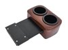 Classic Drink Holder Insert Fits Select 1967-1972 Chevrolet/GMC Truck, Blazer, Jimmy, Suburban [Dark Brown] - image 4