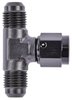 AN to AN Tee Adapter Fitting [-6 AN Male to -6 AN Male, -6 AN Female Swivel Center Port] - image 3