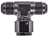 AN to AN Tee Adapter Fitting [-8 AN Male to -8 AN Male, -8 AN Female Swivel Center Port] - image 1