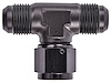 AN to AN Tee Adapter Fitting [-10 AN Male to -10 AN Male, -10 AN Female Swivel Center Port] - image 1