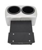 Classic Drink Holder Insert Fits Select 1967-1972 Chevrolet/GMC Truck, Blazer, Jimmy, Suburban [Silver] - image 3