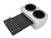 Classic Drink Holder Insert Fits Select 1967-1972 Chevrolet/GMC Truck, Blazer, Jimmy, Suburban [Silver] - image 4