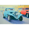 Garage, Trailer and Office Art Jeg Sr. runs his B/Gas 1934 Ford at the first Indianapolis US Nationals in 1961 - image 2