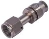 AN Straight A/C PTFE Hose End Fitting  [-8 AN Female w/O-ring to -8 AN PTFE Hose, Champagne Anodized Aluminum] - image 3