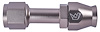 AN Straight A/C PTFE Hose End Fitting [-10 AN Female w/O-ring to -10 AN PTFE Hose, Champagne Anodized Aluminum] - image 1