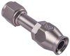 AN Straight A/C PTFE Hose End Fitting [-10 AN Female w/O-ring to -10 AN PTFE Hose, Champagne Anodized Aluminum] - image 2