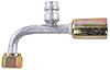 Air Conditioning Hose End [-6 AN 90 Degree Beadlock with 134a Service Port] - image 1