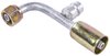 Air Conditioning Hose End [-6 AN 90 Degree Beadlock with 134a Service Port] - image 2