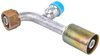 Air Conditioning Hose End [-8 AN 45 Degree Beadlock with 134a Service Port] - image 2