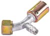 Air Conditioning Hose End [-10 AN 45 Degree Beadlock with 134a Service Port] - image 3