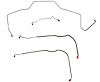 Front Brake Line Set for Select 1968 Chevy Chevelle, El Camino, Malibu w/Power Drum [4-PC, Steel] - image 1