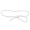 Intermediate Brake Line for Select 1964-1966 GM Models Chevelle, Malibu SS, Lemans, GTO with Hardtop [Stainless] - image 1