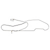 Intermediate Brake Line for Select 1967 GM Models Chevelle, Malibu (SS Models) with Hardtop [Stainless] - image 1