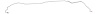 Intermediate Brake Line for Select 1967 GM Models Chevelle, Malibu SS, Lemans, GTO with Hardtop [Steel] - image 1