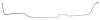 Intermediate Brake Line for Select 1969 GM Models Chevelle SS, Cutlass, 442, Skylark, GS, GTO, Lemans w/Hardtop [Steel] - image 1