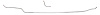 Intermediate Brake Line for Select 1970 GM Models Chevelle, Malibu, SS, Cutlass, 442, Skylark, GS w/Conv./Disc Brake [Steel] - image 1