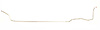 Intermediate Brake Line for Select 1970 GM Models Chevelle, Malibu, SS, GTO, Lemans w/Convertible [Stainless] - image 1