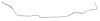 Main Front-to-Rear Fuel Line for 1964-1967 Chevrolet Chevelle Hardtop [5/16 in. O.D., Stainless Steel] - image 1