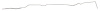 Fuel Return Line for 1967 Chevrolet Chevelle, Malibu, SS, Oldsmobile Cutlass 442 Hardtop [1/4 in. O.D., Steel] - image 1