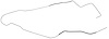 Fuel Vapor Return Line for 1968 Chevy Chevelle, Malibu, SS, Hardtop [1/4 in. O.D., Steel] - image 1