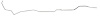 Main Front-to-Rear Fuel Line for 1968 Chevrolet Chevelle, Malibu Hardtop [3/8 in. O.D., Steel] - image 1