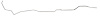 Main Front-to-Rear Fuel Line for 1968 Chevrolet Chevelle, Malibu Hardtop [3/8 in. O.D., Stainless Steel] - image 1