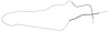 Fuel Vapor Return Line for 1969 Chevy Chevelle, Malibu, SS, Hardtop [1/4 in. O.D., Stainless Steel] - image 1