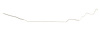 Main Front-to-Rear Fuel Line for 1969 Chevrolet Chevelle, Malibu Convertible [3/8 in. O.D., Stainless Steel] - image 1