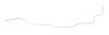 Main Front-to-Rear Fuel Line for 1970-1972 Chevrolet Chevelle, Malibu Hardtop [5/16 in. O.D., Stainless Steel] - image 1