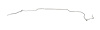 Main Front-to-Rear Fuel Line for 1970-1972 Chevrolet Chevelle, Malibu, SS, Hardtop [3/8 in. O.D., Steel] - image 1