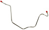 Fuel Line, Fuel Pump to Carburetor for Select 1963-1966 Chevrolet Models with 194/230/250 6-Cylinder Engines [Steel] - image 1