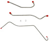 Fuel Line Kit, Fuel Pump to Carburetor for Select 1969 Chevrolet Models with 396/427 Quadra-Jet 4-bbl Engines [Stainless Steel] - image 1