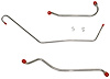 Fuel Line Kit, Fuel Pump to Carburetor for Select 1969 Chevrolet Models with 350 Quadra-Jet 4-bbl Engine [Steel] - image 1