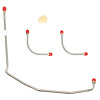 Fuel Line Kit, Fuel Pump to Carburetor for Select 1969 Chevrolet Models, 396 with Dual-Feed Holley 375 HP Engine [Steel] - image 1