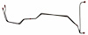 Transmission Oil Cooler Lines for 1968-1972 Chevrolet Chevelle, El Camino, Malibu w/TH350 Trans. [Stainless Steel] - image 1