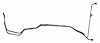Transmission Oil Cooler Lines for 1968-1972 Chevrolet Chevelle, El Camino, Malibu w/Turbo-Hydramatic 400 Transmission [Steel] - image 1