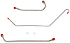 Fuel Line Kit, Fuel Pump to Carburetor for Select 1969 Chevrolet Camaro, Nova with 350 Engine 255 HP [Stainless Steel] - image 1