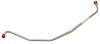 Fuel Line, Fuel Pump to Carburetor for Select 1970-1972 Chevy Models with 350 4-bbl Quadra-Jet Engine 300 HP [Stainless Steel] - image 1