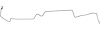 Intermediate Brake Line for 1969 Chevy Camaro, Pontiac Firebird with Power Brakes [1-PC, Stainless Steel] - image 1